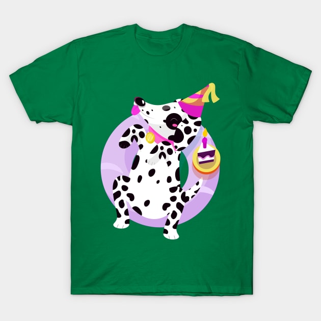 Dalmation Dog Funny T-Shirt by Mako Design 